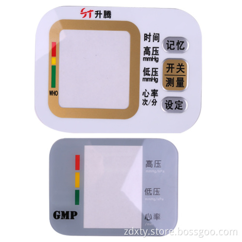 Push button Membrane Switch Panel With 3M467 Adhesive